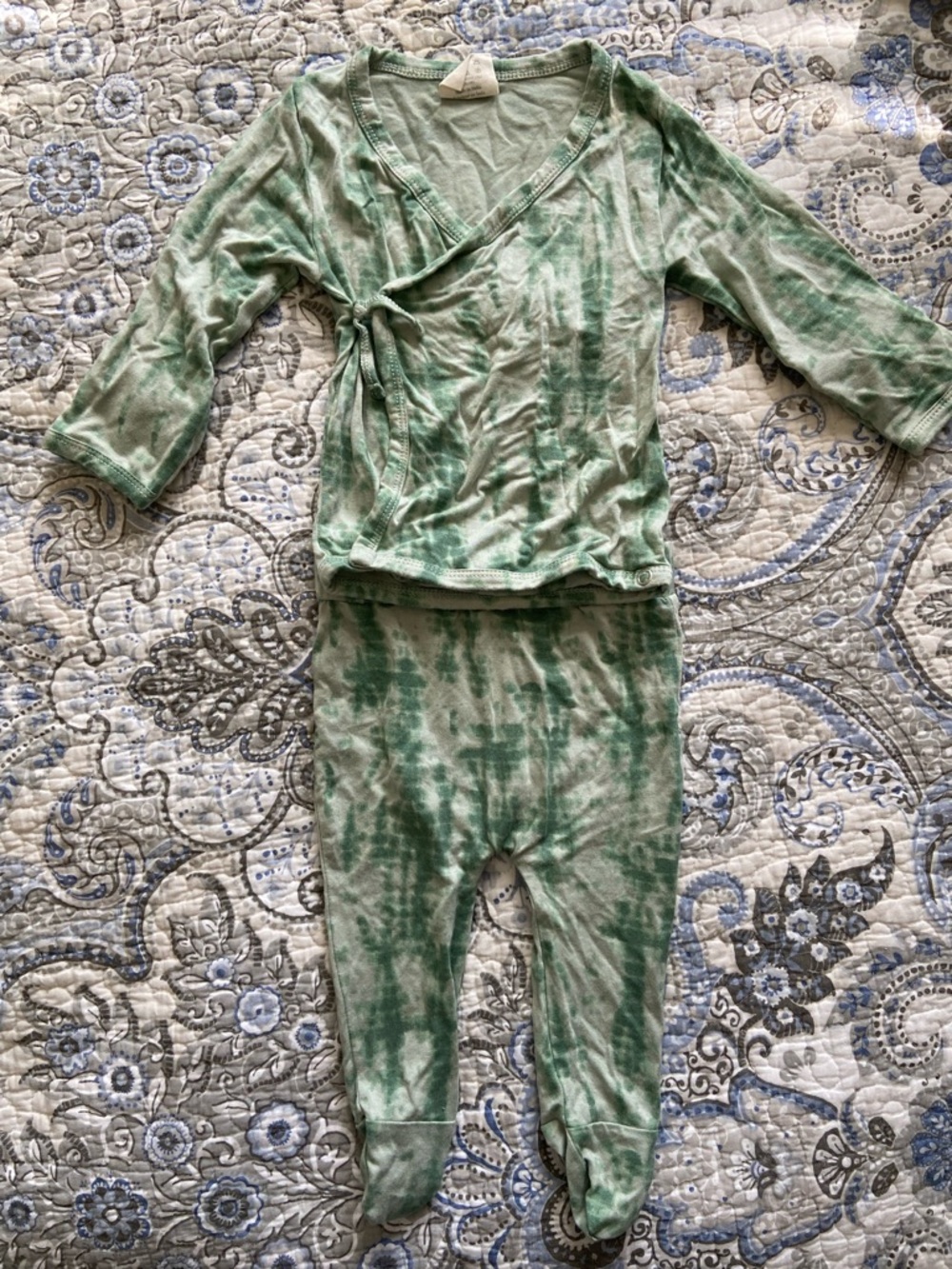 Kate Quinn Kimono Top and Footed Pant Set